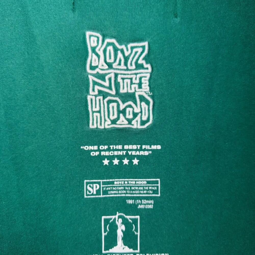 Boyz N The Hood Shoe Palace Men T-Shirt M Green Graphic Movie Increase The Peace - Picture 4 of 7